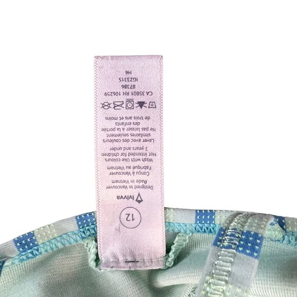 Ivivva Racerback Striped Athletic Bra 12 - Picture 3 of 4